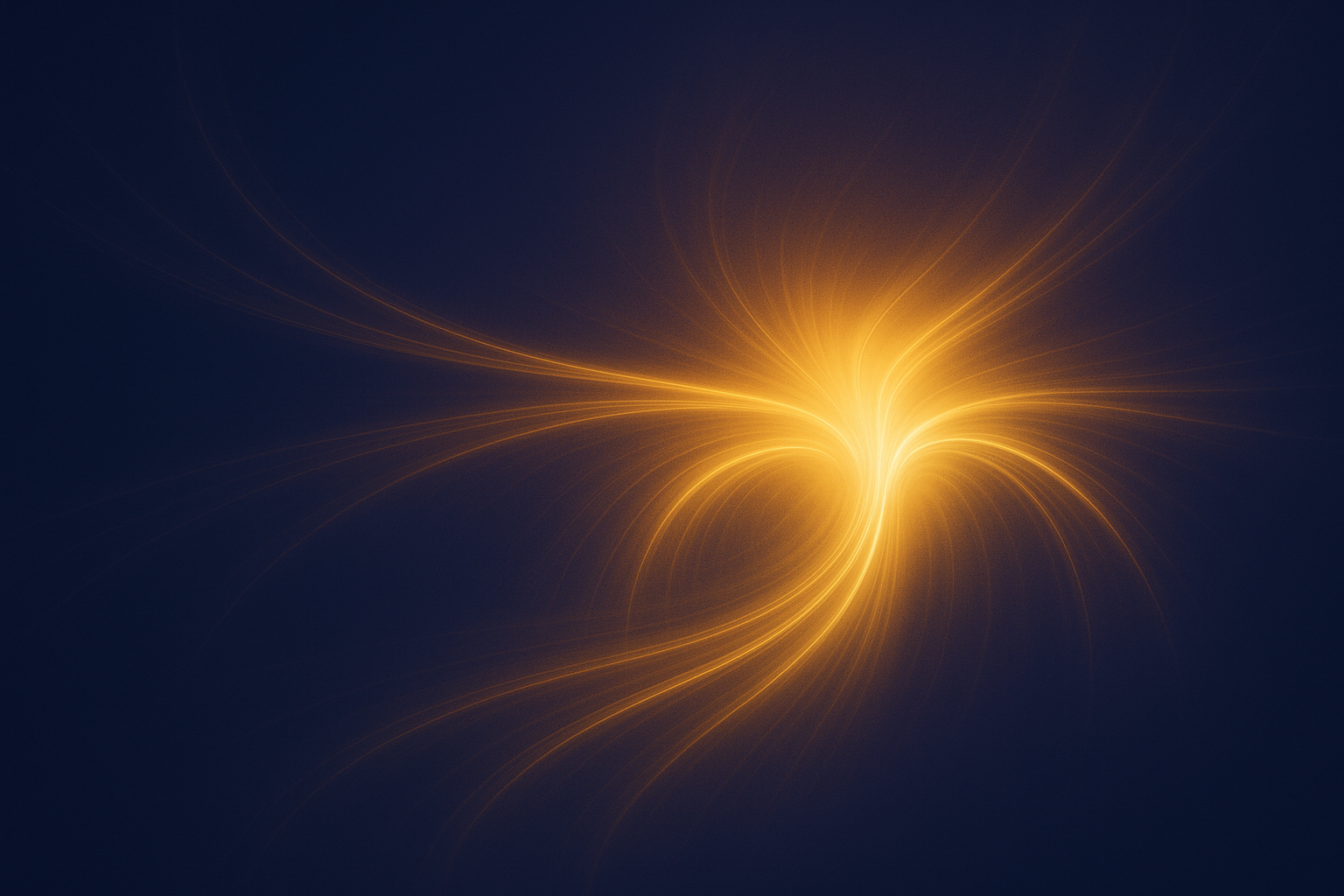 Abstract depiction of light flowing through a golden pattern, symbolizing the alignment of destiny and prosperity.
