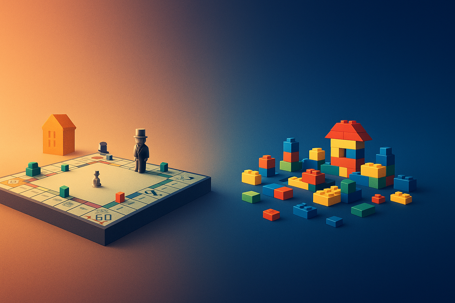 Monopoly vs LEGO: A Metaphysical Analysis