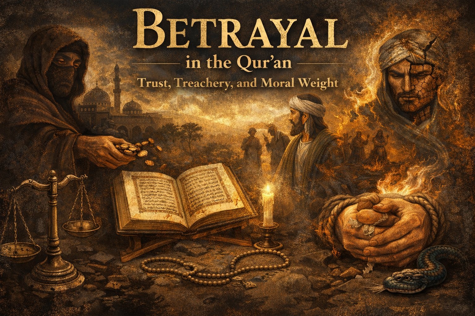 Symbolic representation of trust and betrayal in Qur'anic ethics