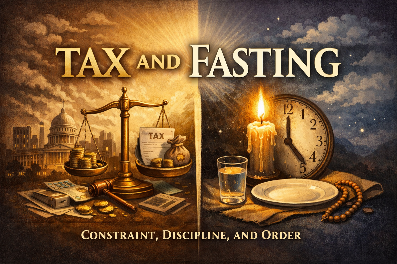 Tax and Fasting: Constraint, Discipline, and Order